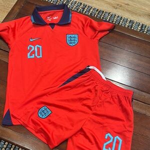 Nike Kids Red and Blue Matching Set